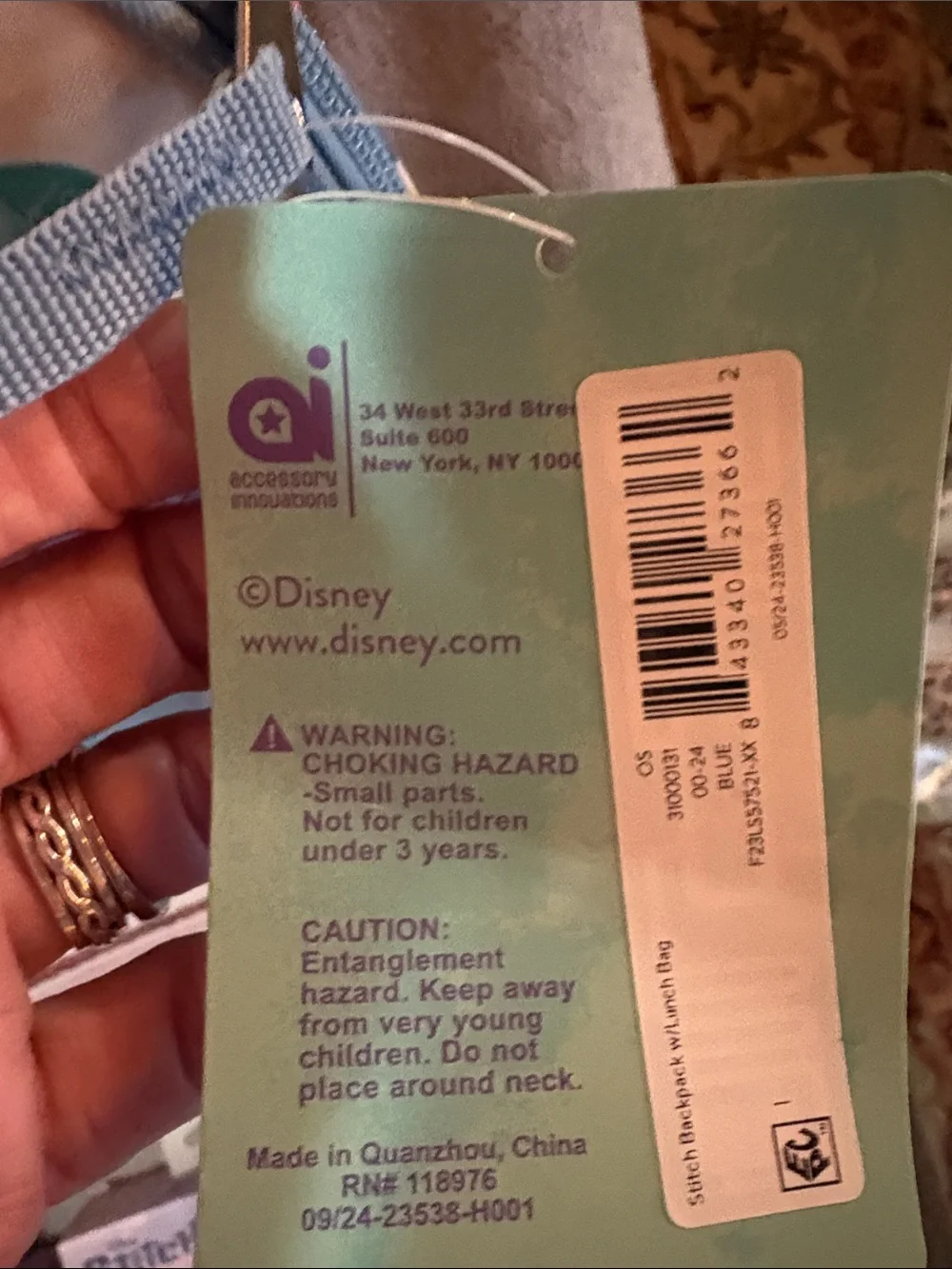 Disney bright backpack